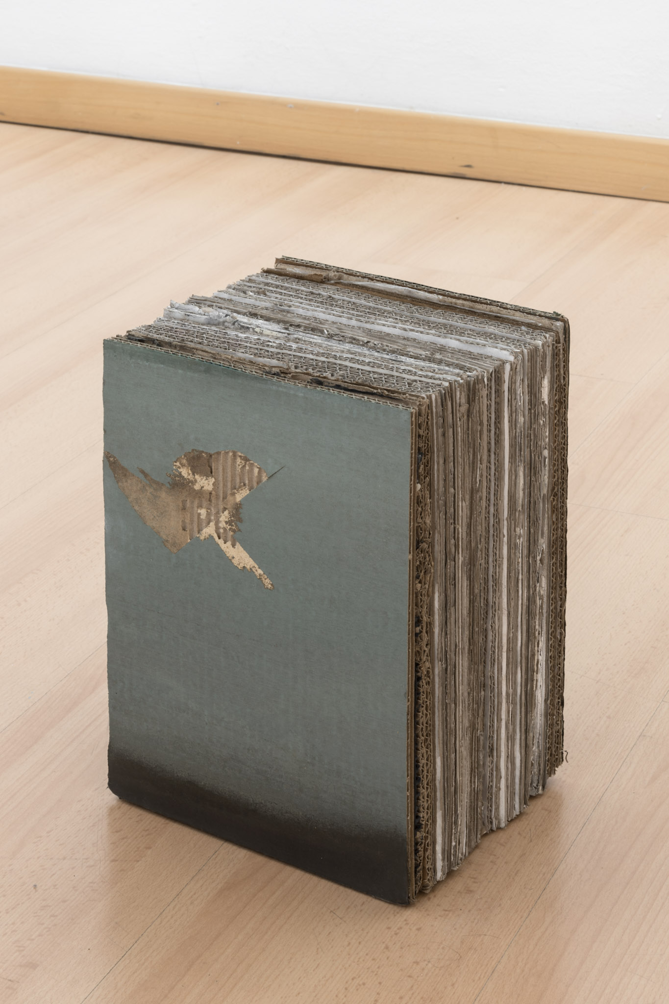 Concetti spaziali, 2020, óleo sobre cartón, diferentes medidas|