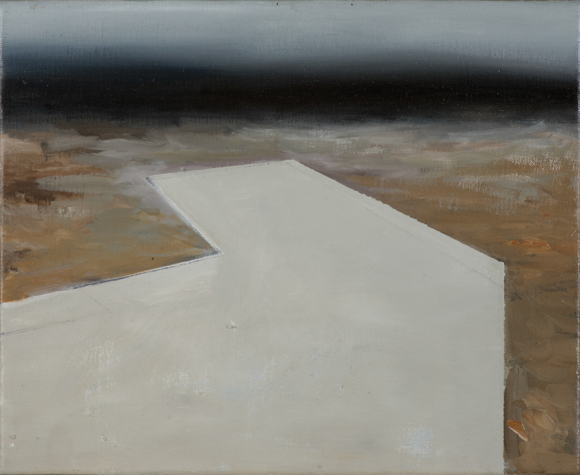 Valdemorilla, León, 2015, óleo sobre lienzo, 33x41 cm