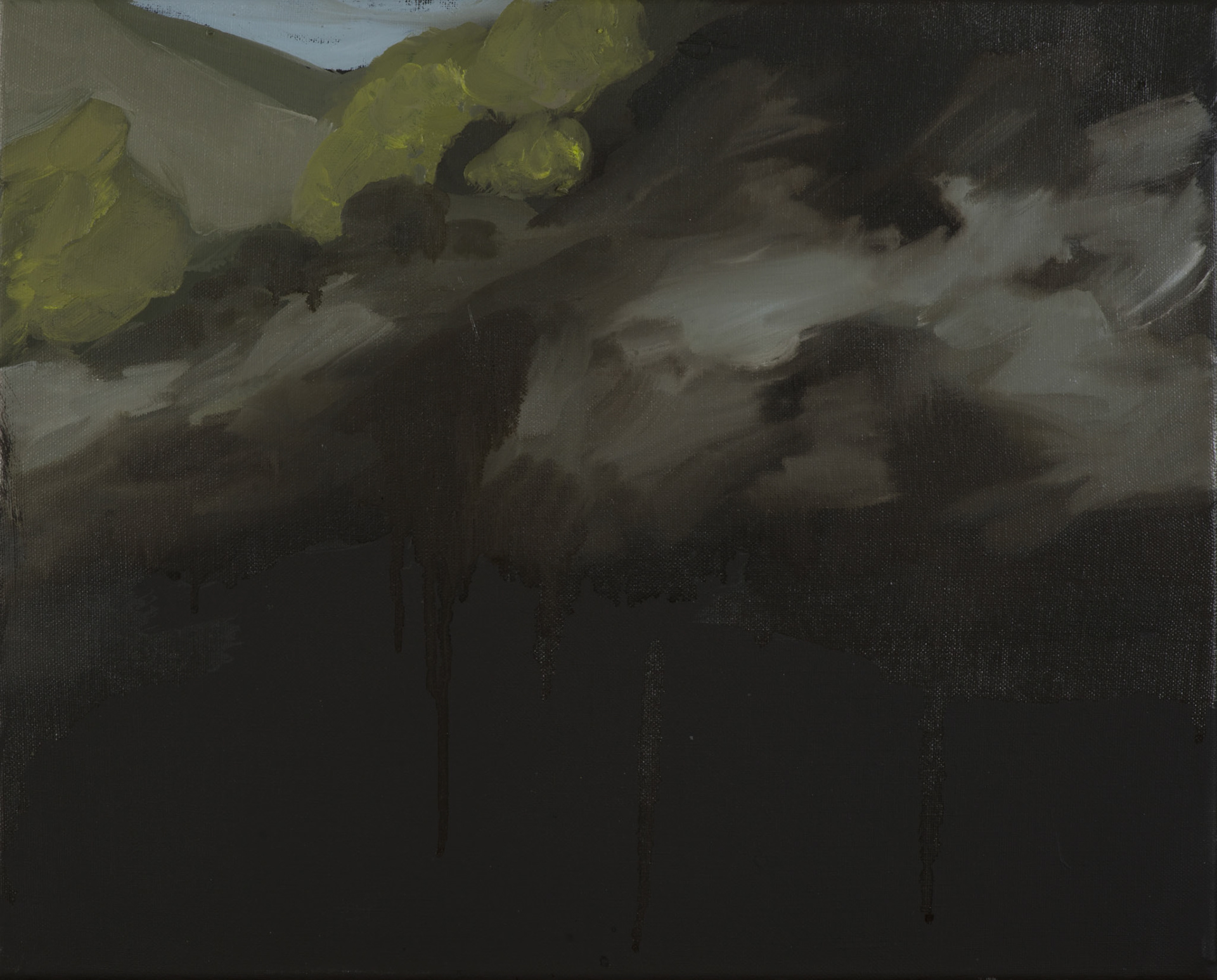 Valdelallama, León II, 2016, óleo sobre lienzo, 33 × 41 cm