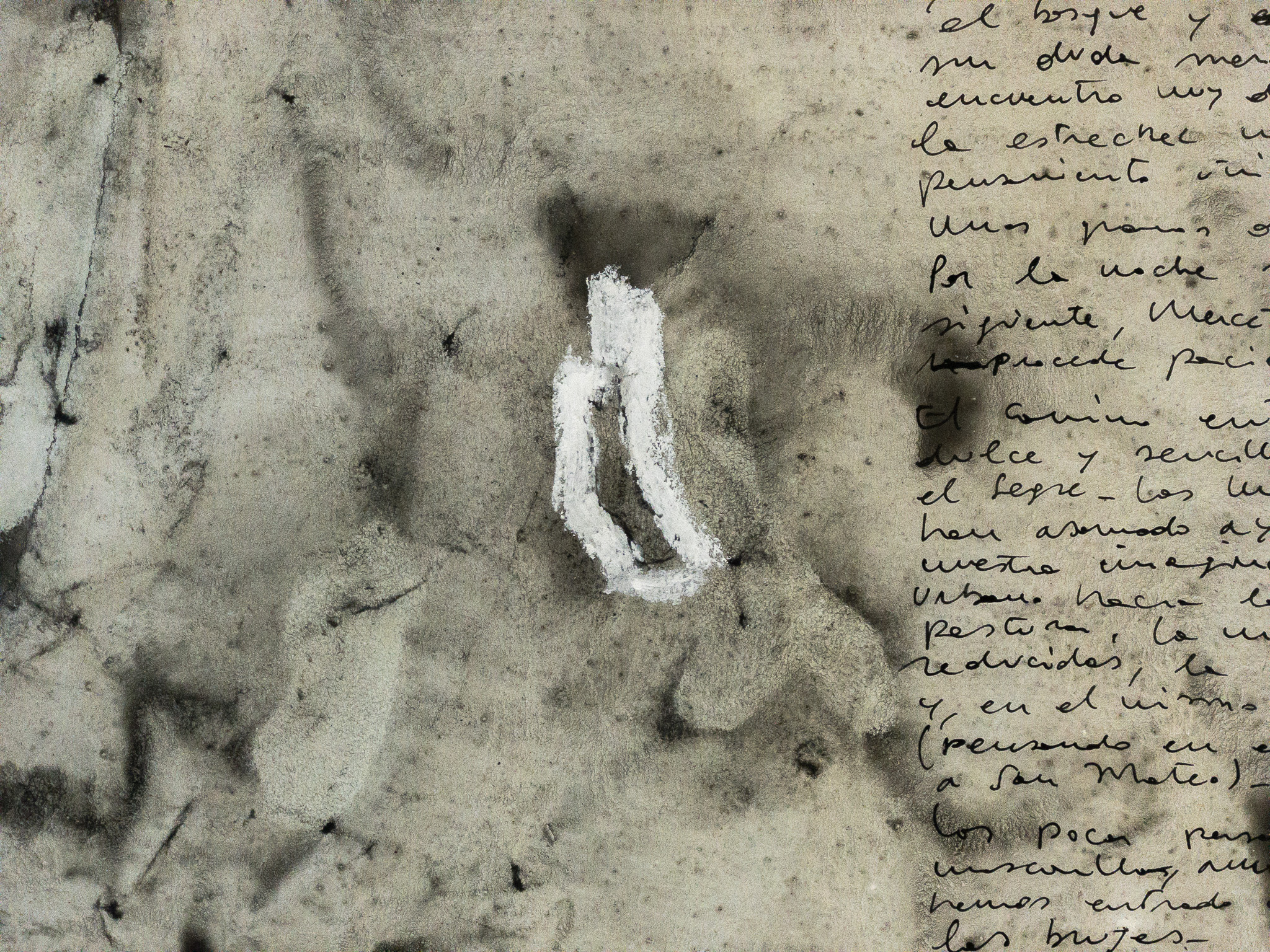 Una semana de camino (Grand Tour 2020), 2020, técnica mixta sobre papel, 106 × 150 cm