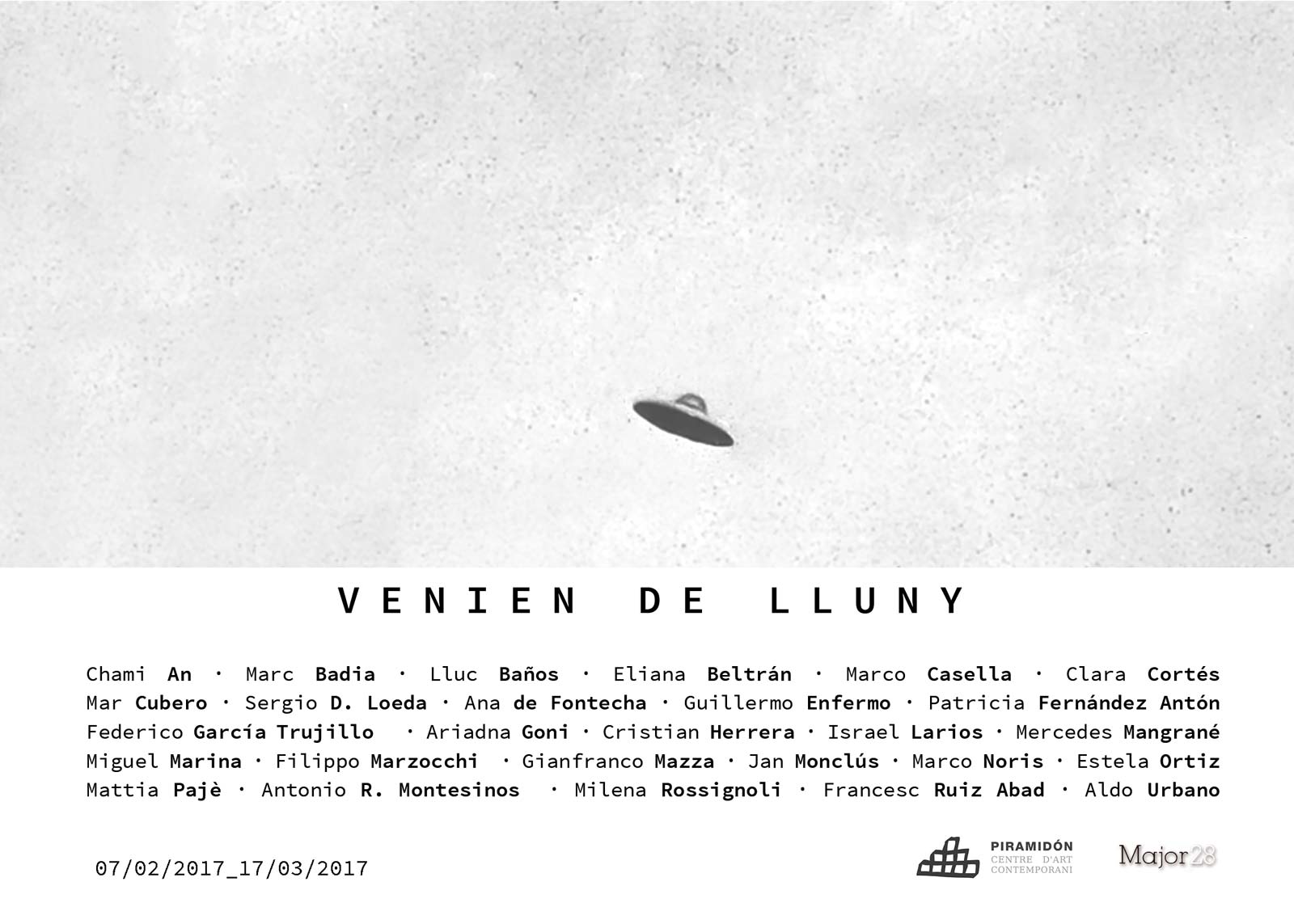 «Venien de lluny» — exposición colectiva en Piramidón (Barcelona)