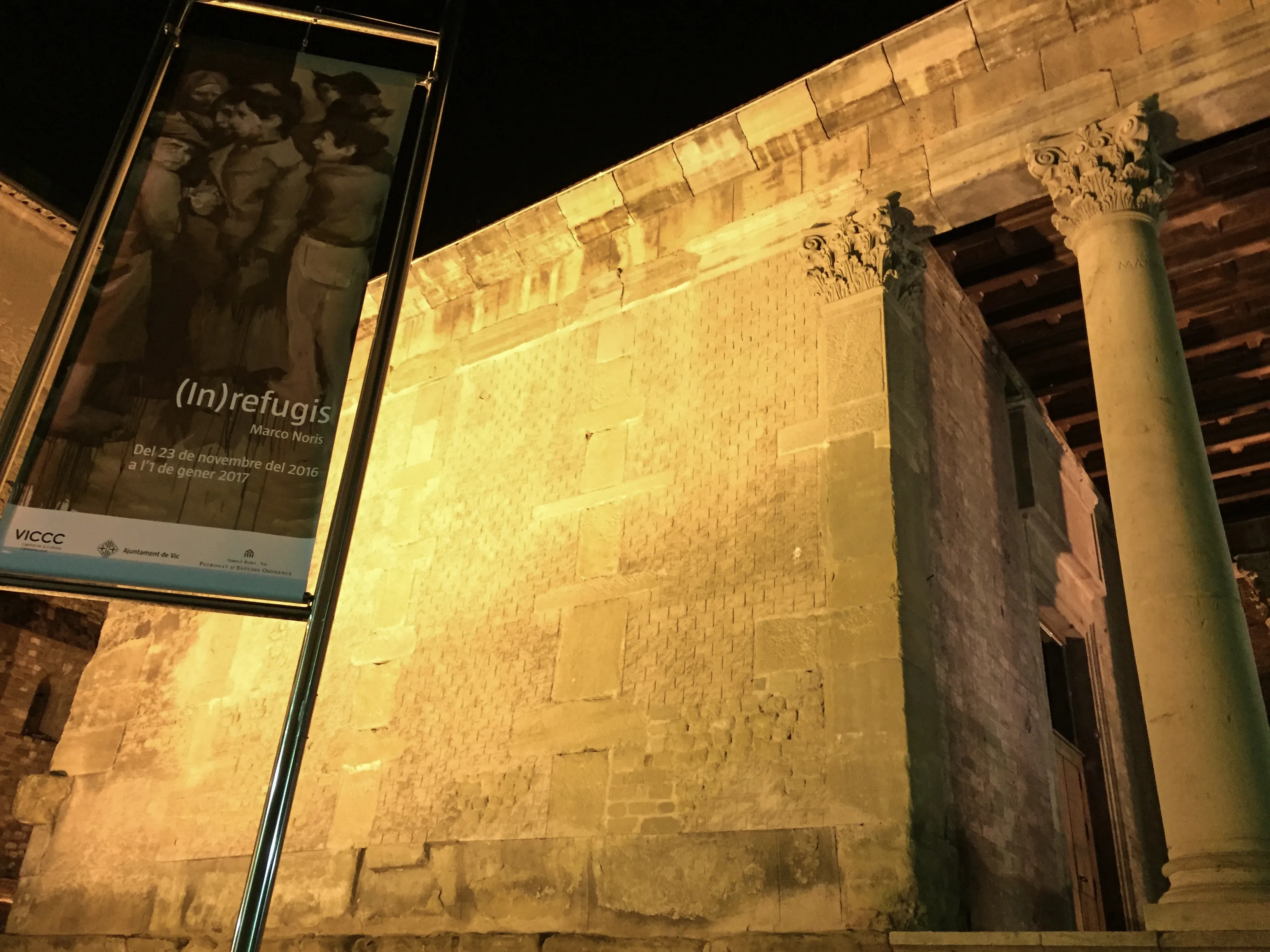 «(In)refugis» — exposición individual en el Temple Romà de Vic