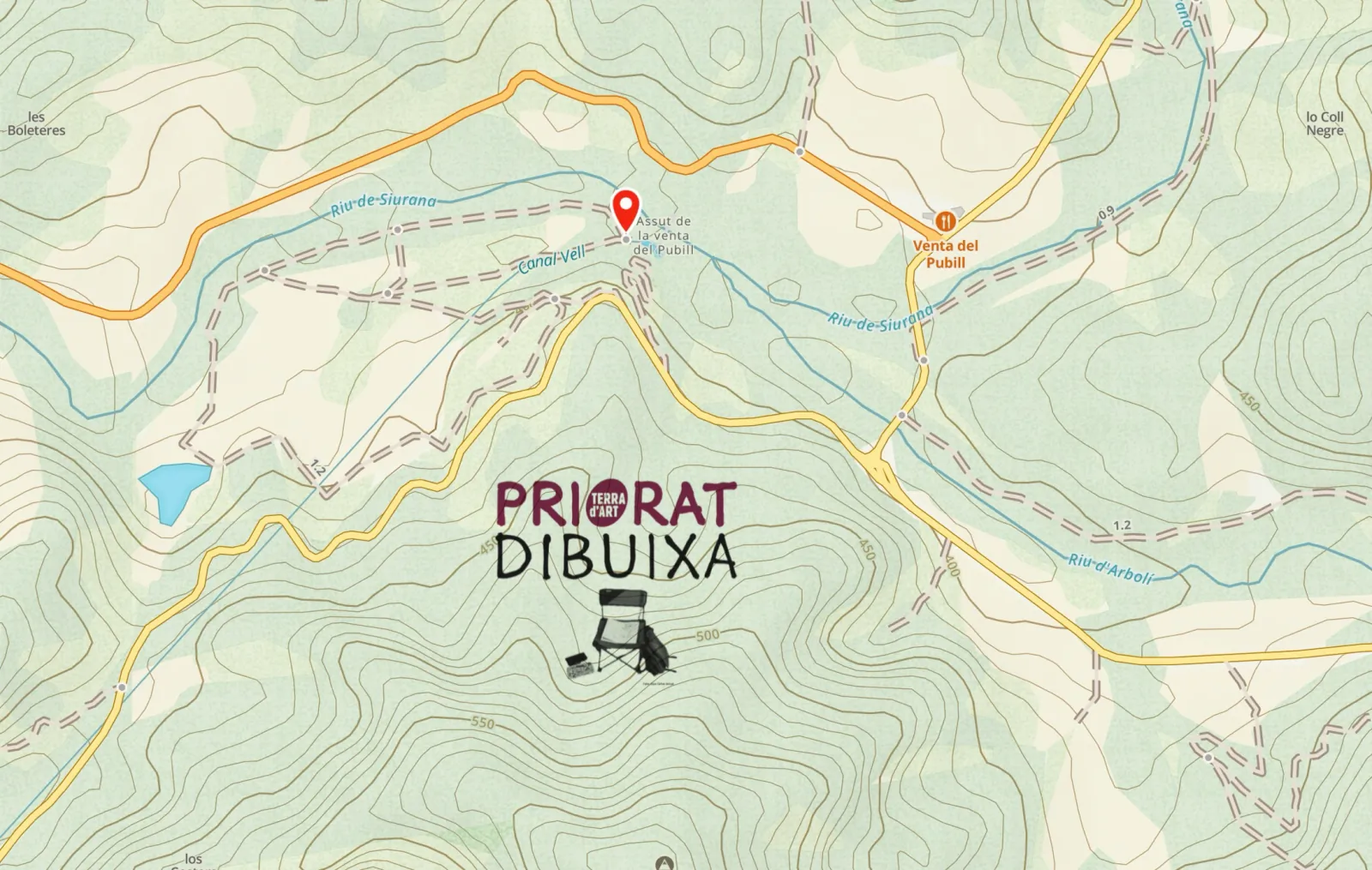 Priorat Dibuixa a La vora oberta