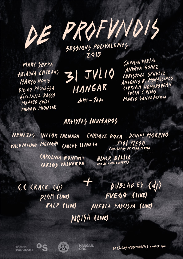 Hangar — Sessions Polivalents 2015: De Profundis