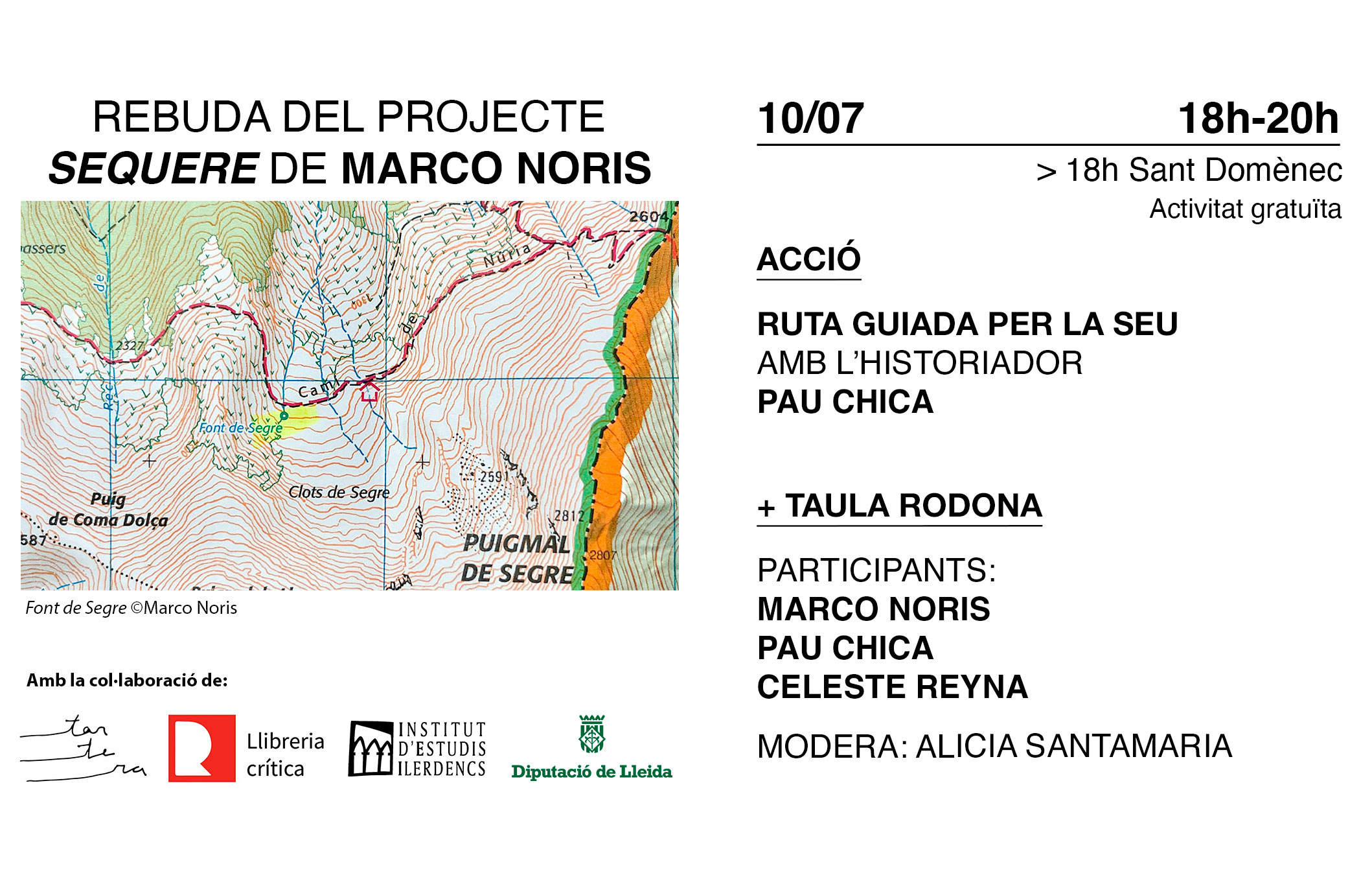 Recepción del proyecto «Sequere» en La Seu d'Urgell