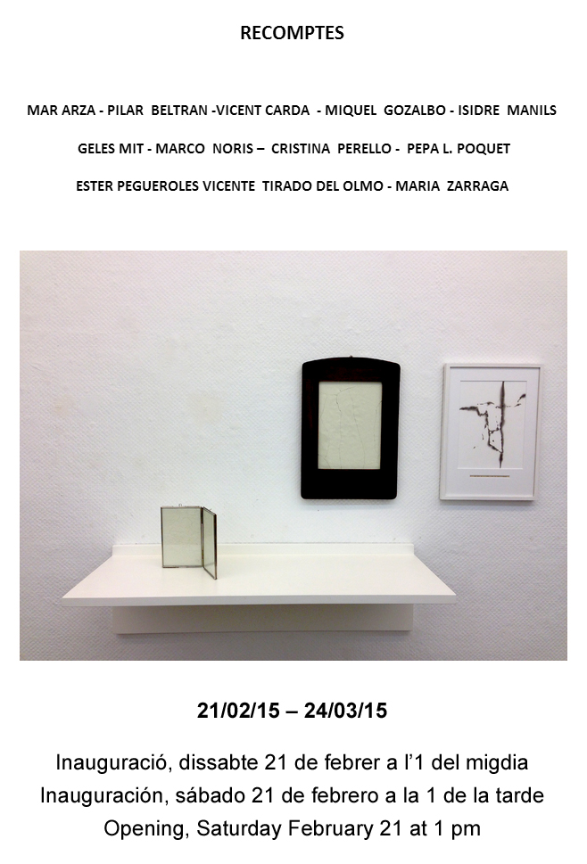 Recomptes @ Galería Sicart