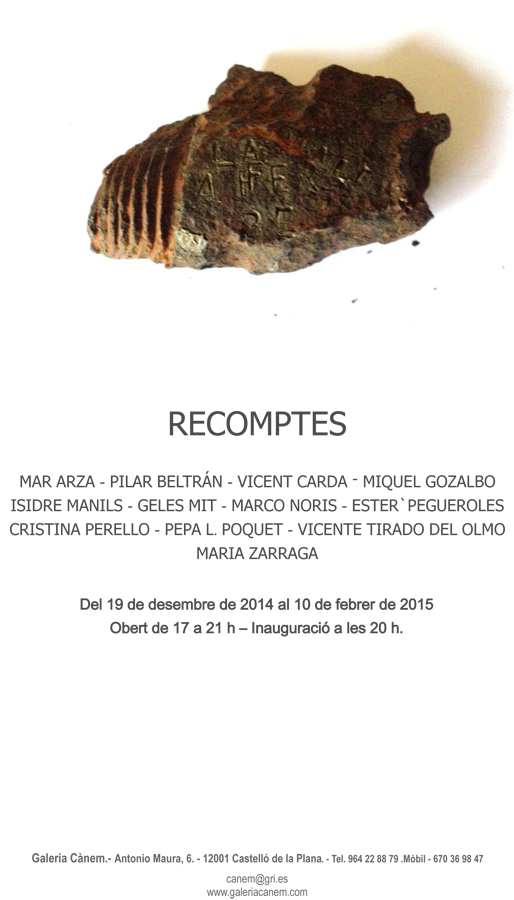 Recomptes @ Galería Cànem
