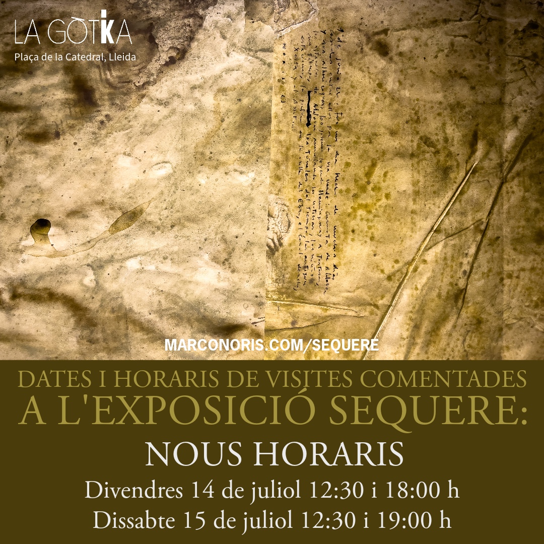 Visitas comentadas a la exposición Sequere (IEI, Lleida)