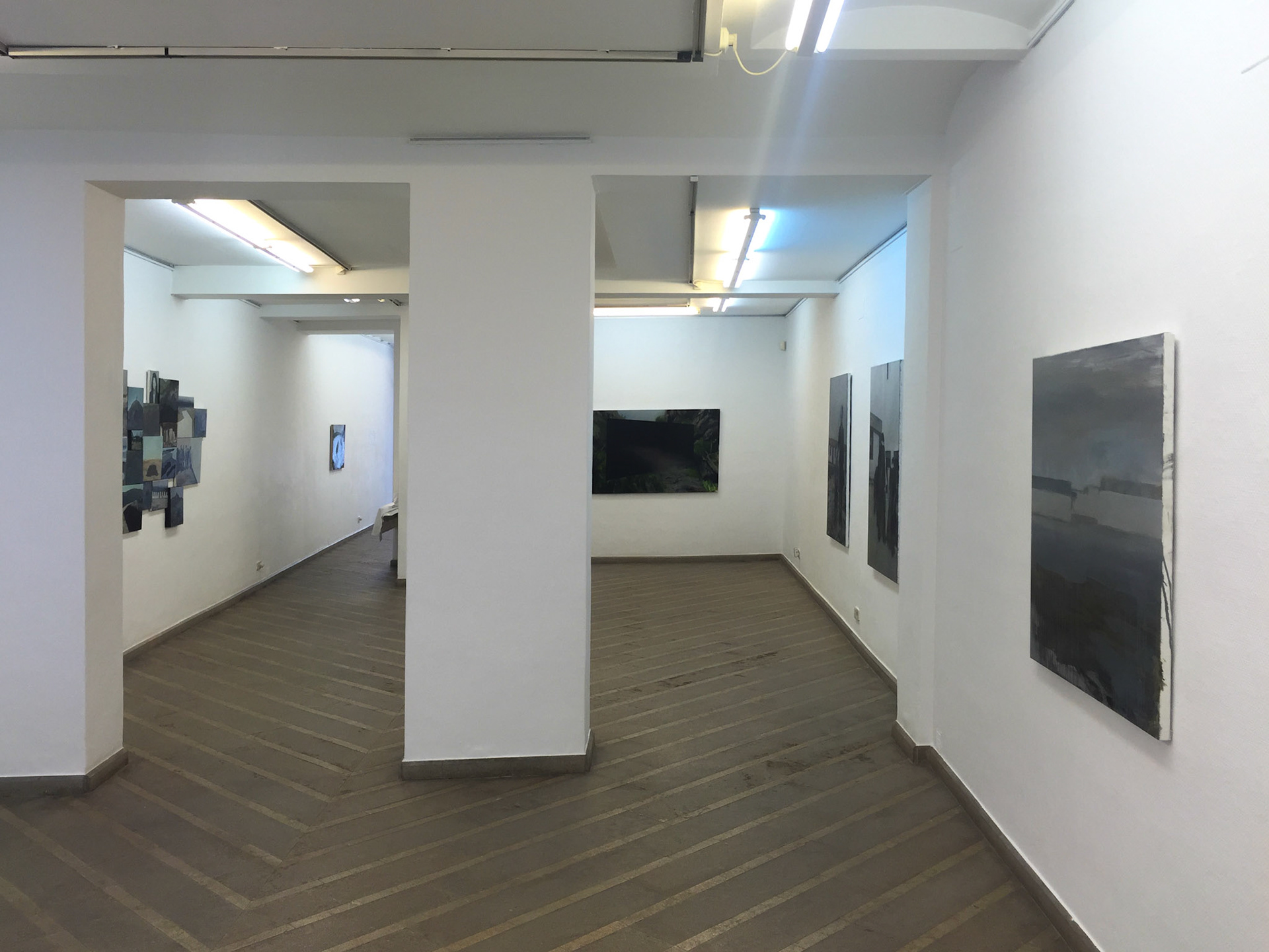 (In-refugios 1936/2016. Galería Canem, 2016. Vista de instalación)