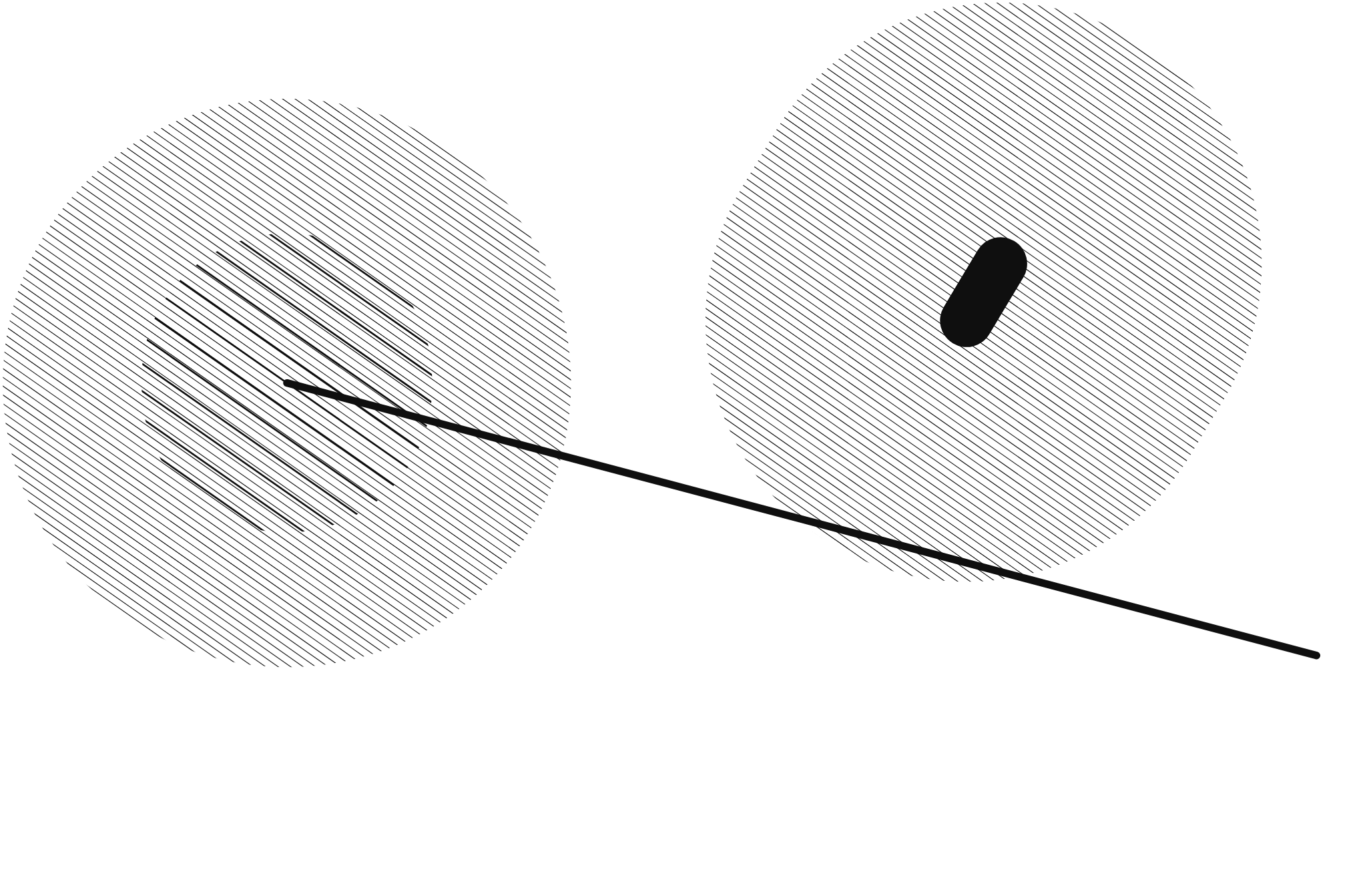 Micro caminata de estudio: dibujo en negro sobre blanco, línea y mancha generadas por GPS